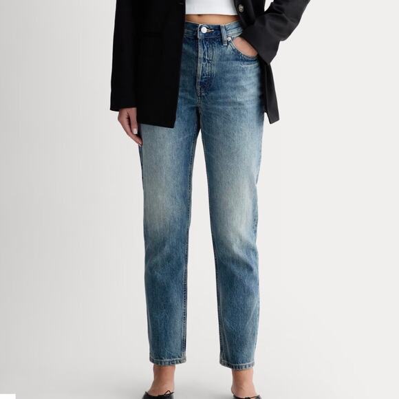 Everlane Women's The Curvy 90's Cheeky Straight Leg Jean Size 26 Crop - Picture 1 of 15